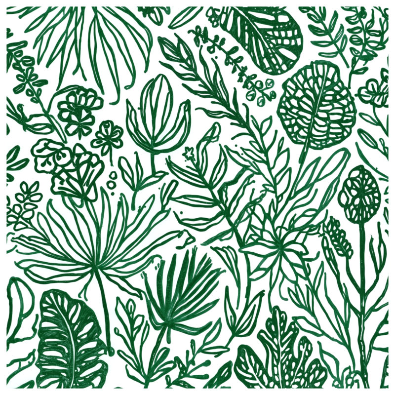 Toile tendue sur toile Green Line, 32 po x 32 po