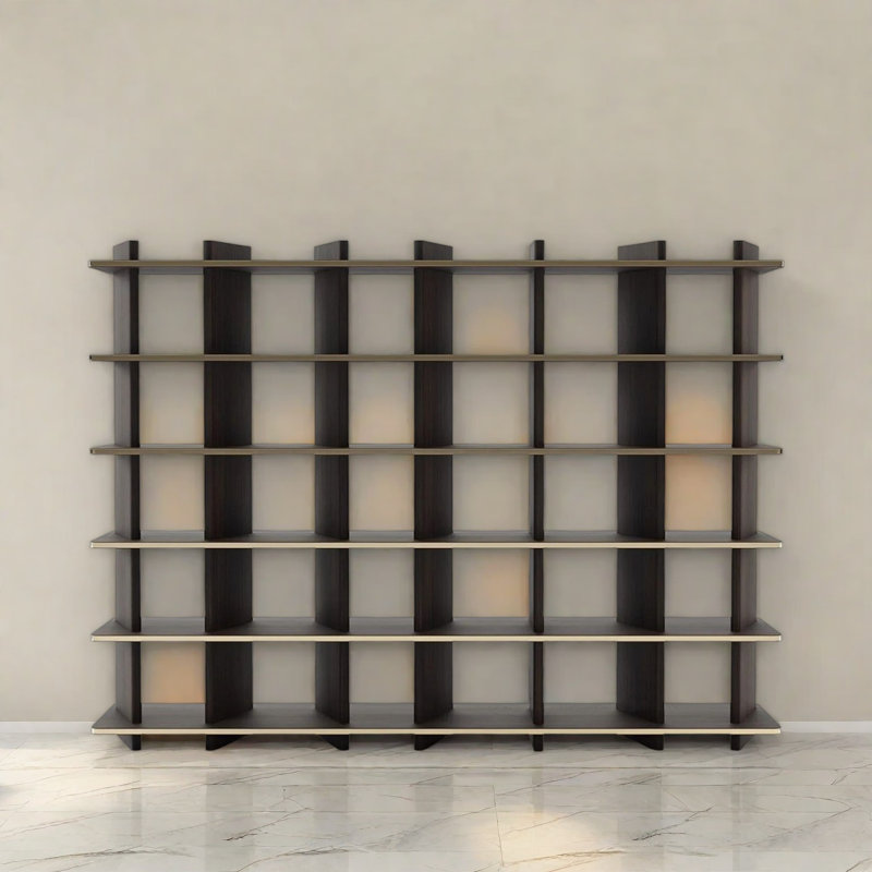 Makinley, Noir, (6 tablettes) H 70,8 po x l 110,2 po x P 11,8 po