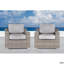 Chaise de patio avec coussins 2