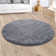 Broussard Fluffy Hand Tufted Grey Rug