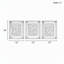 Three-piece Assembled Framed Glass Wall-Art Collection