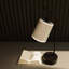 Lampe de table industrielle 25 "avec abat-jour en tissu avec interrupteur et 1 douille