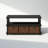 Furinno Turn-N-Tube Multipurpose Compact Open Storage Shoe Rack, Shoe Shelf Organizer with Bin Drawers, Black Oak/Black/Brown-935514023