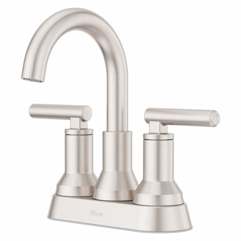 Capistrano Centerset Bathroom Faucet with Drain Assembly, Spot Defense Brushed Nickel