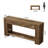  70.9-Inch Dark Brown Console Tables, Farmhouse Entryway Table-1251091009