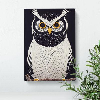 The Unusual Owl - Wrapped Canvas