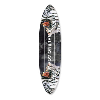 Tiger Effect Decorative Decorative Acrylic Surfboard by Oliver Gal