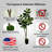 Handmade Artificial Fig Tree with Real Wood-2122863105