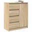 Sideboard With Drawers 71X35x84 Cm Engineered Wood-706543535