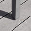 Table basse d'extérieur en aluminium
