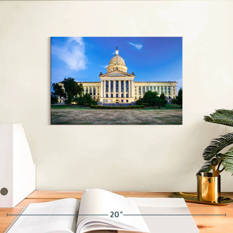 Nicci Capitol Building dans l'Oklahoma, H 8 po x l 12 po