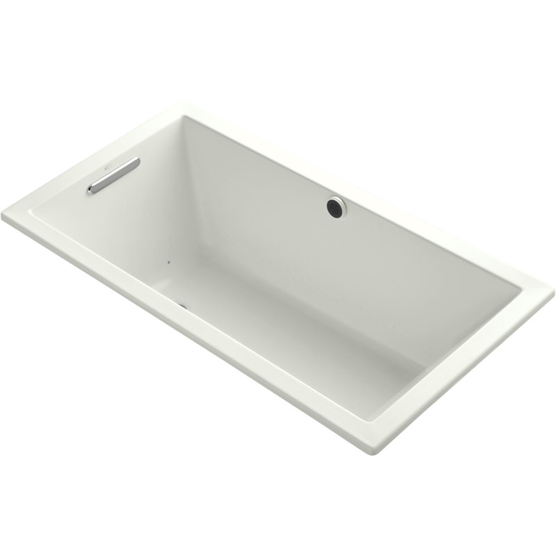 Underscore 60" x 32" Drop In Whirlpool with Heater, Dune