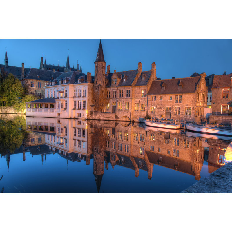 Chifley Bruges by Robvs - Wrapped Canvas Print, 81cm H x 122cm W 3.8cm D
