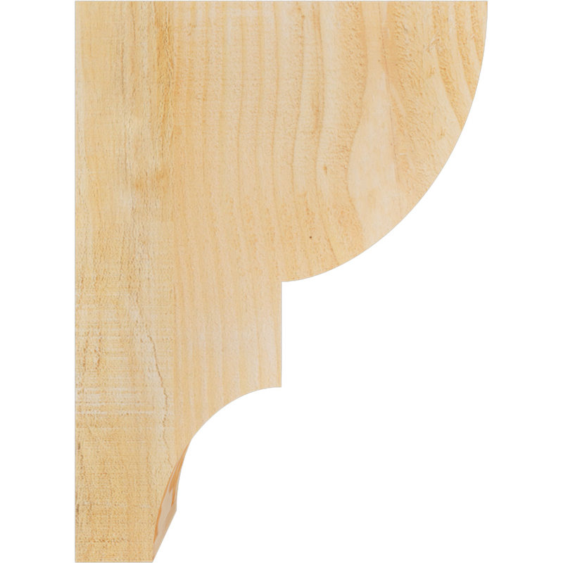 Corbeau Ridgewood, H 16 po x l 4 po x P 12 po, Sapin de Douglas, Sciage brut