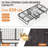 Folding Rollaway Guest Bed with 5-Inch Memory Foam Mattress | 38” Portable Foldable Bed | Sturdy Metal Frame | 650-LB Capacity | Space-Saving Design-1359841958
