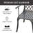 Algrid 4 - Person Patio Dining Set Umbrella Hole Included Round Table-427661278