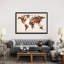 «World Map Hearts II», impression sur toile-10857420-73922153-73922154