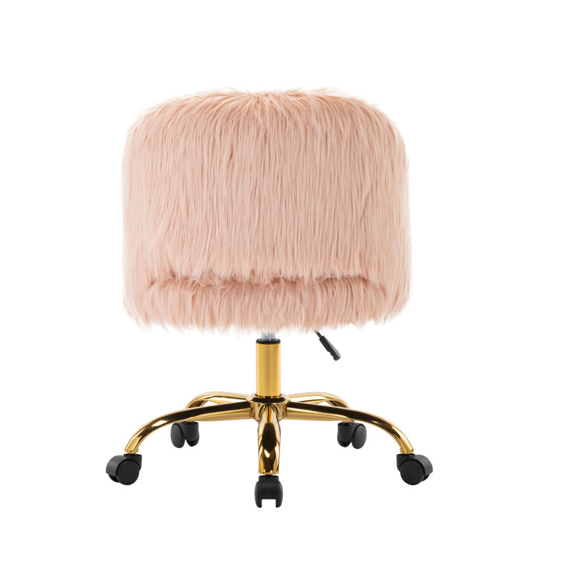 Polyester Blend Task Chair, Pink