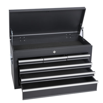 8-Drawer Rolling Tool Cabinet with Detachable Top Chest & Locking Wheels