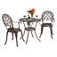 2 - Person Patio Dining Set with Round Table , Cushions Included