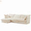 Luxueux canapé à assise profonde avec coussins de dossier haut et configurations flexibles, parfait pour le confort et le style modernes.