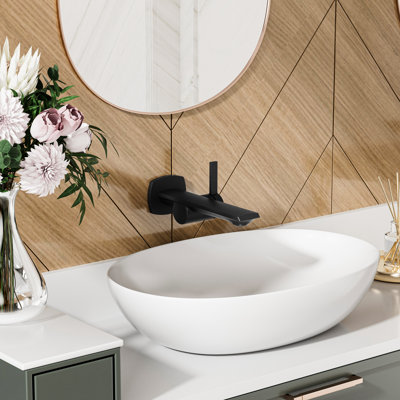 Wall Mounted Single Handle Bathroom Faucet