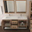 Meuble-lavabo mural 60 po avec support double en acrylique renforcé Victoria-98932843