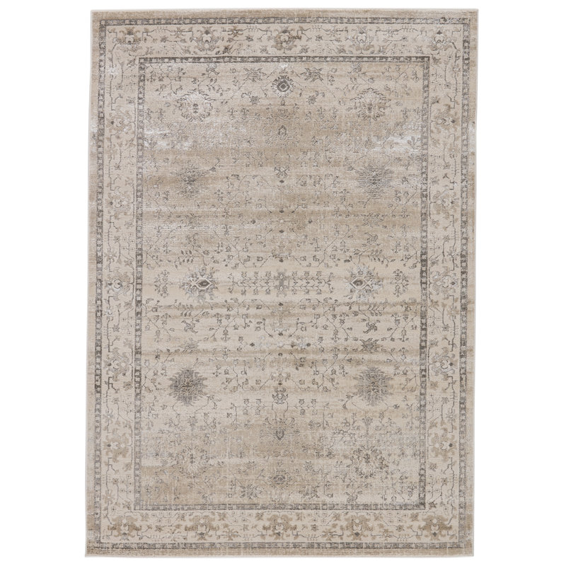 Tapis oriental gris Dili, Tapis de couloir 2 pi 2 po x 8 pi