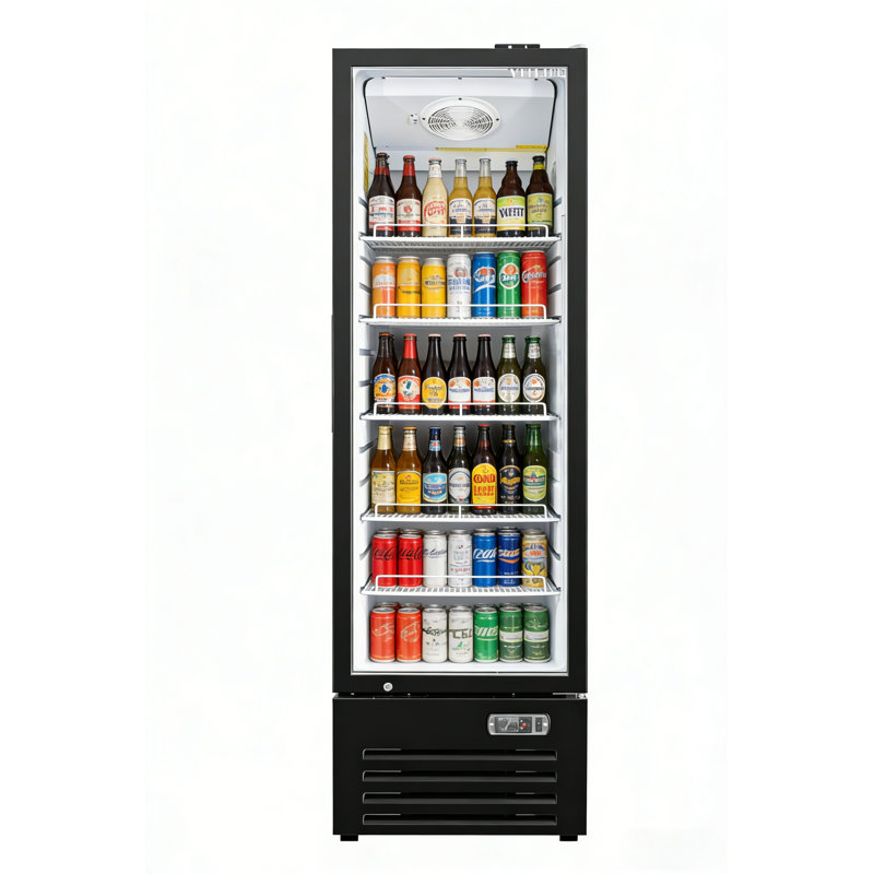 Vit Life 12,6 pieds cubes Réfrigérateur à porte battante Merchandising