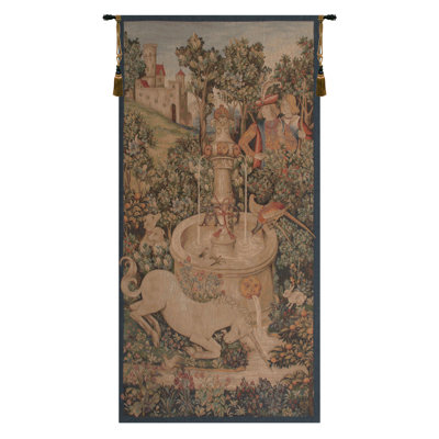 Zahara Loom Woven Cotton Blend Wall Hanging