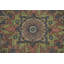 Tapis traditionnel rétro en laine jaune 6 x 9