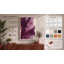 Purple Gestures Abstract - Wrapped Canvas-356800673-356800679