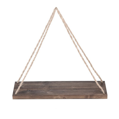 Tablette flottante en bois massif Cayla