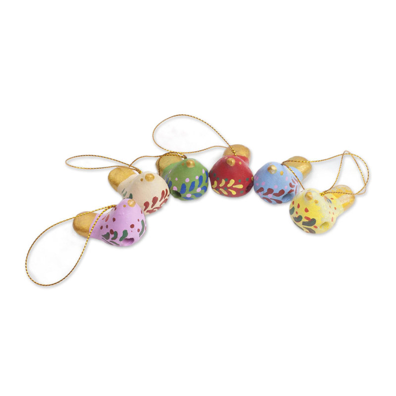 Ornement figurine suspendu en céramique christmas