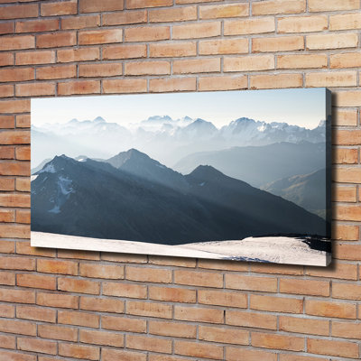 Mountain Peaks - No Frame Print on Canvas