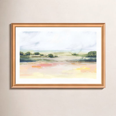 Sunlit Marsh I Painting by Grace Popp