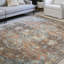 Tapis oriental en terre cuite / ciel Gelo-25595347