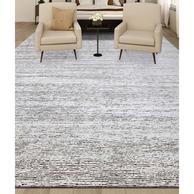 Tapis rectangulaire noué à la main, Rectangle 10 pi x 14 pi