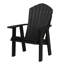 Chaise Adirondack en polywood noir-930993683