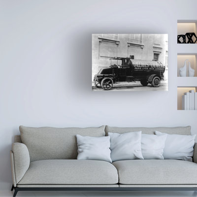 Unknown Artist Renault Tanker With Galeries Lafayette,1922 Canvas Art