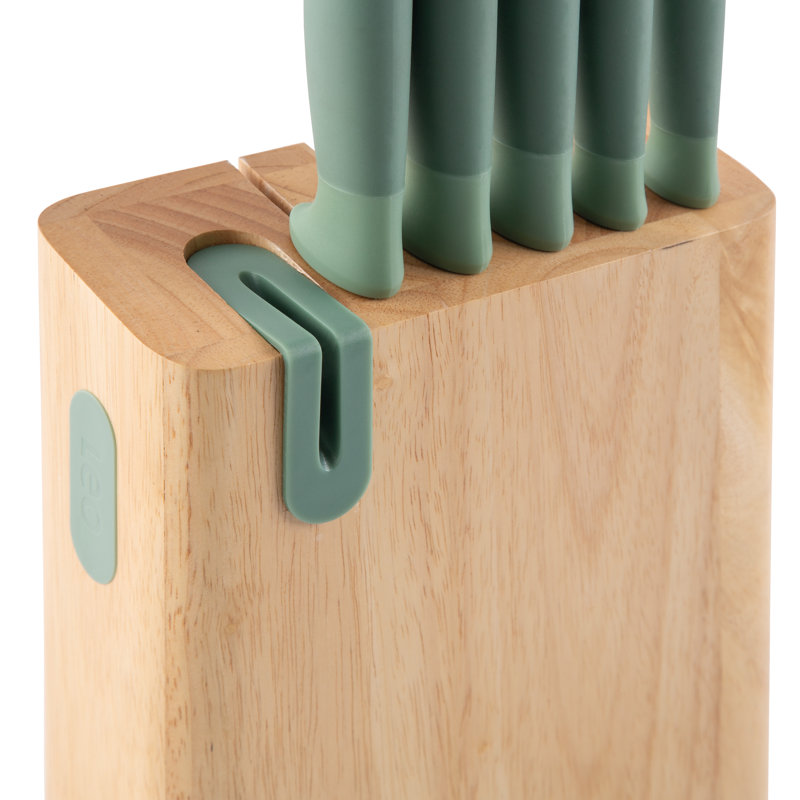 BergHOFF Forest Stainless Steel 6Pc Knife Block Set