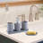 8Pcs/Set Toothbrush Cup Set Lotion Dispenser Toothbrush Holder Soap Holder Storage Tray Organizer Bathroom Accessories