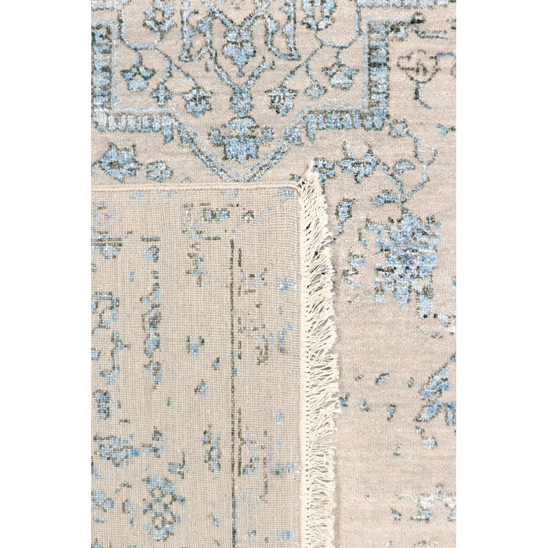 One-of-a-Kind 5'9" x 9' Hand Knotted Area Rug