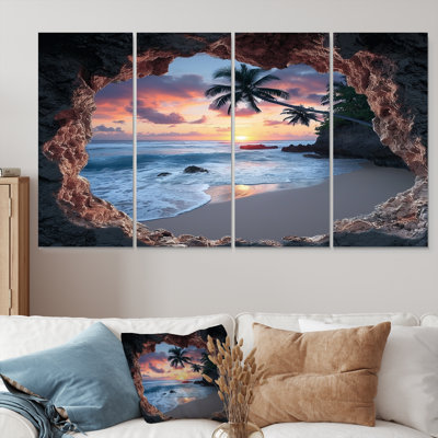 Riegel - Sunset Wall Art For Living Room 4 Piece