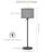 Inlight 59" High Double Shade Pull Chain Modern Floor Lamp for Living Room，IN-0857-2-BK-WF