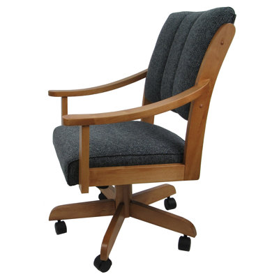 Chaise pivotante en bois Miriam