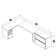 Aurea 4 Piece Computer Desk Office Set