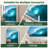 Peel and Stick Wallpaper Wall Mural Wave crashing ocean blue sky Wall Art Self Adhesive and Removable-371092471