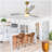 Indoor 52 Inch Ceiling Fan With Dimmable Led Light 6 Speed Remote Gold 3 Wood Blade Reversible DC Motor For Living Room