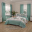 Ensemble de literie 9 pièces Teal Floral-131384903